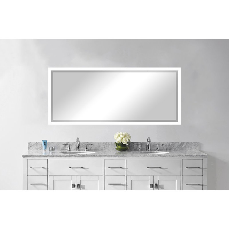 Ebern Designs Susanna Beveled Double Bathroom / Vanity Mirror Wayfair